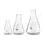 SBT Instruments Borosilicate 3.3 Glass Conical Flask 25ml, 100ml, 500ml with Graduation Marks for Laboratory