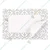 100 Pcs, White Paper Rectangular Doilies for Tableware Decoration and Gift Packaging