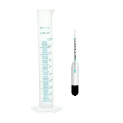 SBT Instruments Milk Lactometer with 100ml Cylinder for Checking Milk Purity within a Minute