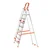 Houza 8 Step 250 Kg Load Capacity Anti Slip Aluminium Foldable Ladder With Railing (HZ-WR-08-01)