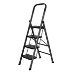 Blueboy 4 Steps Mild Steel 150 Kg Load Capacity Unbreackable Step Ladder  With Tools Tray