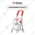 Houza 6 Step 250 Kg Load Capacity Anti Slip Aluminium Foldable Ladder (HZ-AQUA-06-01)