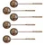 Mira Steels 10 No. Ladle 8 inch Diameter and Stainless Steel Body ( Pack of 6)