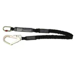 ISSAFE (ISF-65) Shock Absorbing Lanyard With Energy Absorber, One Side Carabiner & Scarrolding Hook On The Other