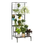 Ecofynd Metal Large Plant Stand for Indoor and Outdoor for Decoration, Big Rack for Home Garden, Flower Pot Holder