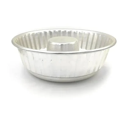 Aluminium Volcano Ring Cake Mould 1 kg Bundt Baking pan for Oven (Large)