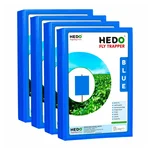 HEDO Eco A4 Size Blue Sticky Trap (100 Pcs) | Bulk Double Sided Heavy Duty Waterproof Glue Catcher