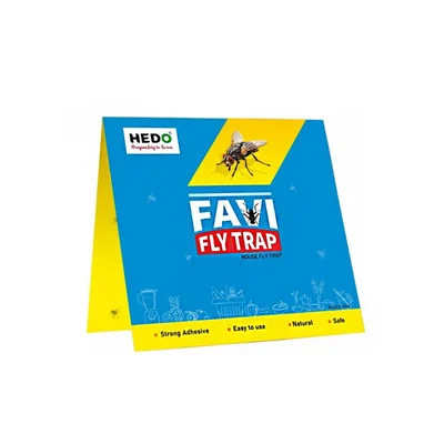 HEDO Housefly Big Size Trap (Pack of 10) High Tack Glue Surface | Large Scale Flying Insect and Housefly Control