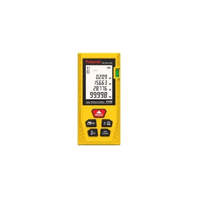 Polymak 100m ±2mm Laser Distance Measure Industrial Surveying - PM-LDM-100M