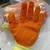 Safety Gloves Pack of 20 Latex Coated Cut Resistant Orange, Durable Grip, Industrial Protection