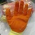 Industrial Safety Gloves Latex Coated 12 Guage Cut Resistant Orange, Durable Grip, Industrial Protection(Pack-1 pair)