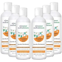6 Pack of Zimmer Aufraumen (500ml x 6pcs) Laundry Disinfectant Liquid With 24 Hours Protection