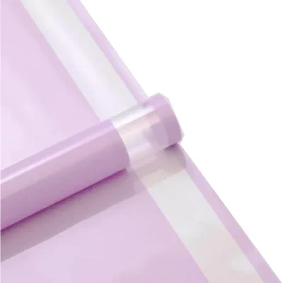 20 Sheet Korean Waterproof Window Bouquet Paper Pack of 2 with Pull Bows Lavender
