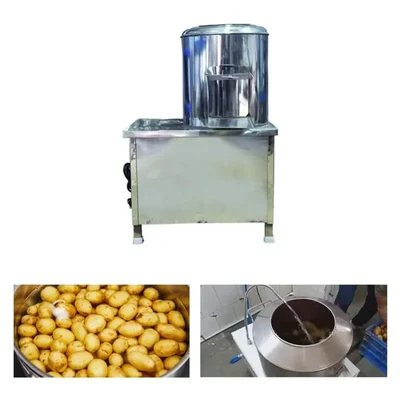 Commercial 1HP Potato Peeling Machine with 15Kg Capacity