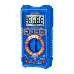 Wadfow LCD Digital Multimeter True RMS 4000-6000 Count WDM2501