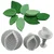 3 Pcs Set of Leaf Shape Plunger Cutter Fondant Mould/ Embossing Tool For Decorating Cake