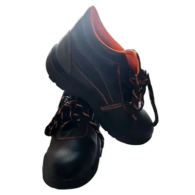 Splendid Amaze Safety Shoe - High Ankle, PVC Sole Leather Material With Steel Toe(Size-6)