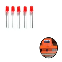 100 pcs Red color High Brightness LED Light Emitting Diodes for Foot Sealer