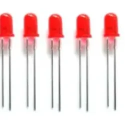 Boss Pack Red led light emitting Diode for Hand Sealer( Pack of 100 pcs )
