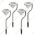 Single LED Diamond Solar Waterproof Automatic Outdoor Garden Stake Lamp for Designed For Pathway and Garden (Pack of 4)