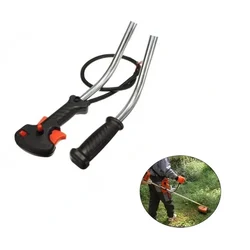 Left and Right Handle for Brush Cutter with Throttle Control Trigger Cable