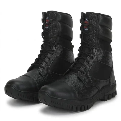 Liberty Freedom SOLDIER-01 Barton Defence Lacing Black Trekking Boots(Size-6)