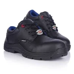 Liberty Suraksha 1CJ Barton Leather Composite Toe Black Safety Shoes with PU Sole