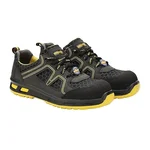 Liberty Warrior Envy Neptune Leather Steel Toe Black & Yellow Work Safety Shoes