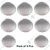 Pack of 8 SS Lid for Heavy Duty Pot Electric Bain Marie For Buffet Purpose