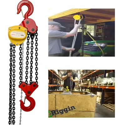 LIFT IT 10 Ton Capacity Chain Pulley Block With 3 Meter Lifting Height