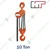 HT 10 Ton*3 meter Chain Pulley Block With 3 Meter standard Lift - Four Fall