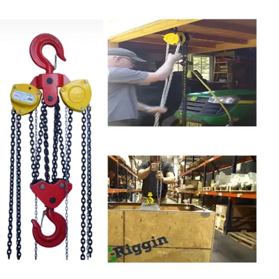 LIFT IT 20 Ton Capacity Chain Pulley Block With 3 Meter Lifting Height