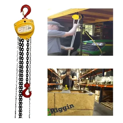 LIFT IT 2 Ton Capacity Chain Pulley Block With 3 Meter Lifting Height