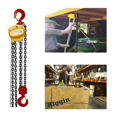 LIFT IT 5 Ton Capacity Chain Pulley Block With 3 Meter Lifting Height