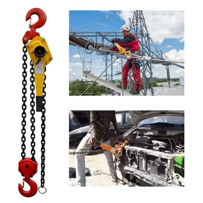 LIFT IT 6 Ton Capacity Ratchet Lever Hoist with 1.5 Meter 10 mm Chain