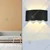 GIGAWATTTS 6-Watt U-Shaped Up Down LED Wall Light Outdoor Indoor BIS Approved Waterproof Lamp for Garden, Patio & Fence