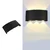 GIGAWATTTS 6-Watt U-Shaped Up Down LED Wall Light Outdoor Indoor BIS Approved Waterproof Lamp for Garden, Patio & Fence
