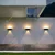 GIGAWATTS 7W LED Up Down Outdoor Wall Light 3000K Garden Lighting BIS Approved Waterproof Lamp for Lawn, Bedroom, Patio
