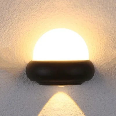 GIGAWATTS 7W LED Up Down Outdoor Wall Light 3000K Garden Lighting BIS Approved Waterproof Lamp for Lawn, Bedroom, Patio