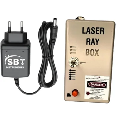 SBT Instruments Multi Beam Red Light Ray Box with Adaptor Physics Light & Optics Demonstration Kit Science Experiment