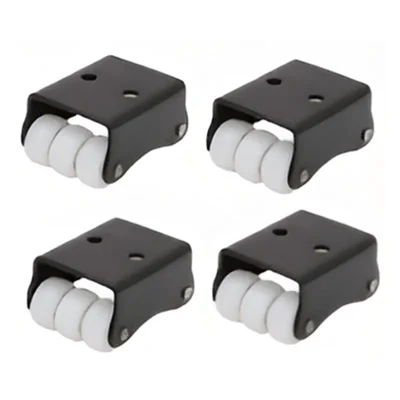 Prakash Pack Of 4 Mini Light Sixer Fixed Type Caster Wheel