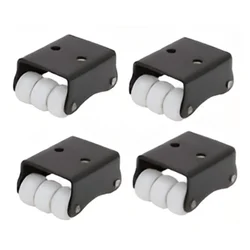 Prakash Pack Of 4 Mini Light Sixer Fixed Type Caster Wheel