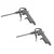Lion 2 pcs of  5 Inch Nozzle Length Air Blow Gun (LI-DG10)