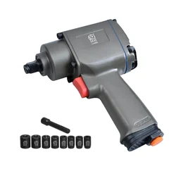 Lion 1/2 Inch 9000 RPM Air Impact Wrench, 520 Nm Max. Torque (LI-2800)
