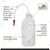 Bello Polypropylene Wash Bottle of 1000ml & 500ml Capacity with Screw Cap & Flexible Tube for Dispensing Liquid
