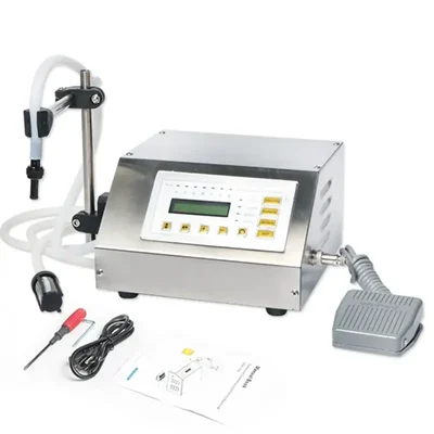 Mahalaxmi GFK-160 2ml to 3500ml Liquid Filling Machine for Low Viscosity Oil, Milk, Juice Filling Machine