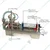 Single Nozzle Liquid Filling Machine 10-100 ml, Semi-Automatic