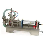 Single Nozzle Liquid Filling Machine 10-100 ml, Semi-Automatic