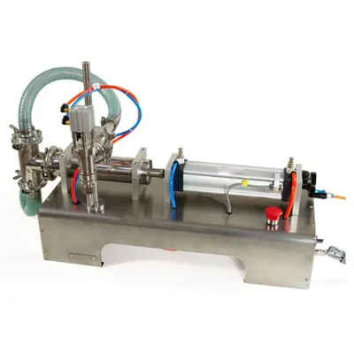 Automatic 50-500 ml Pneumatic Single Nozzle Liquid Filling Machine