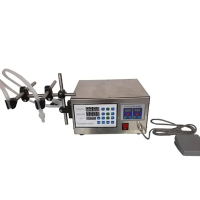 Heavy Duty LT 130 Double Head 10 to 5000 ml Digital Liquid Filling Machine with Free Accessories